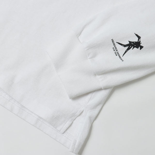 Printed Cross Crew Neck L/S T-shirt - NYC