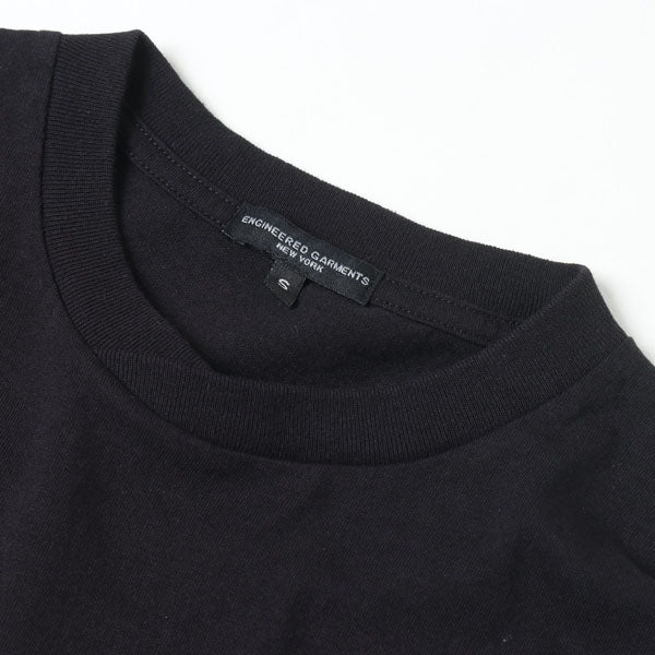 Printed Cross Crew Neck L/S T-shirt - NYC