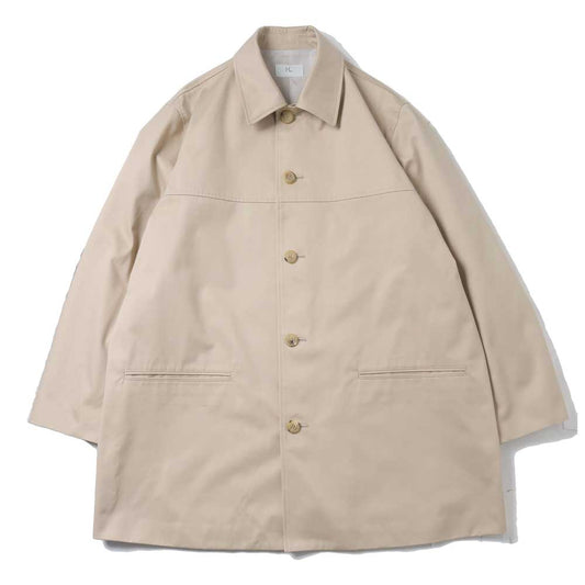 Cotton gabardine car coat