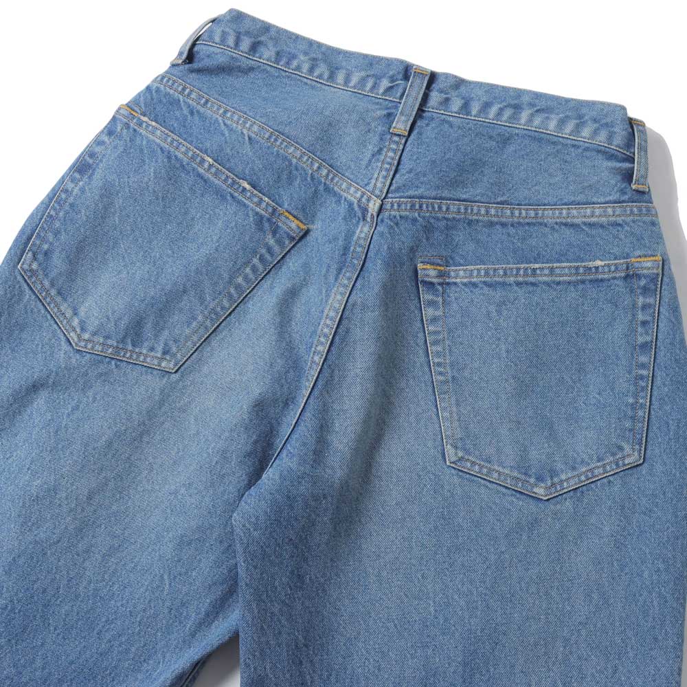 WASHED DENIM PANTS