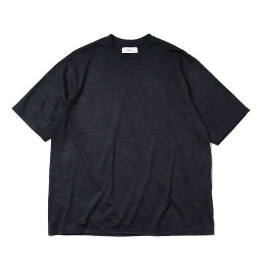 CREW NECK TEE SUPER120s WOOL SINGLE JERSEY WASHABLE