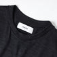 CREW NECK TEE SUPER120s WOOL SINGLE JERSEY WASHABLE