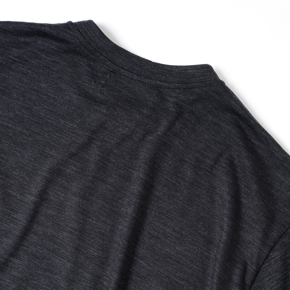 CREW NECK TEE SUPER120s WOOL SINGLE JERSEY WASHABLE