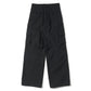 Water-repellent Wool Wide Cargo Trousers