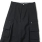 Water-repellent Wool Wide Cargo Trousers