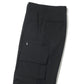 Water-repellent Wool Wide Cargo Trousers