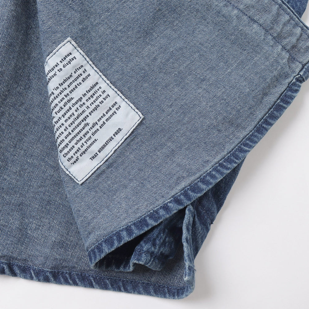 nonnative (ノンネイティブ) DWELLER B.D. SHIRT COTTON 8oz DENIM VW