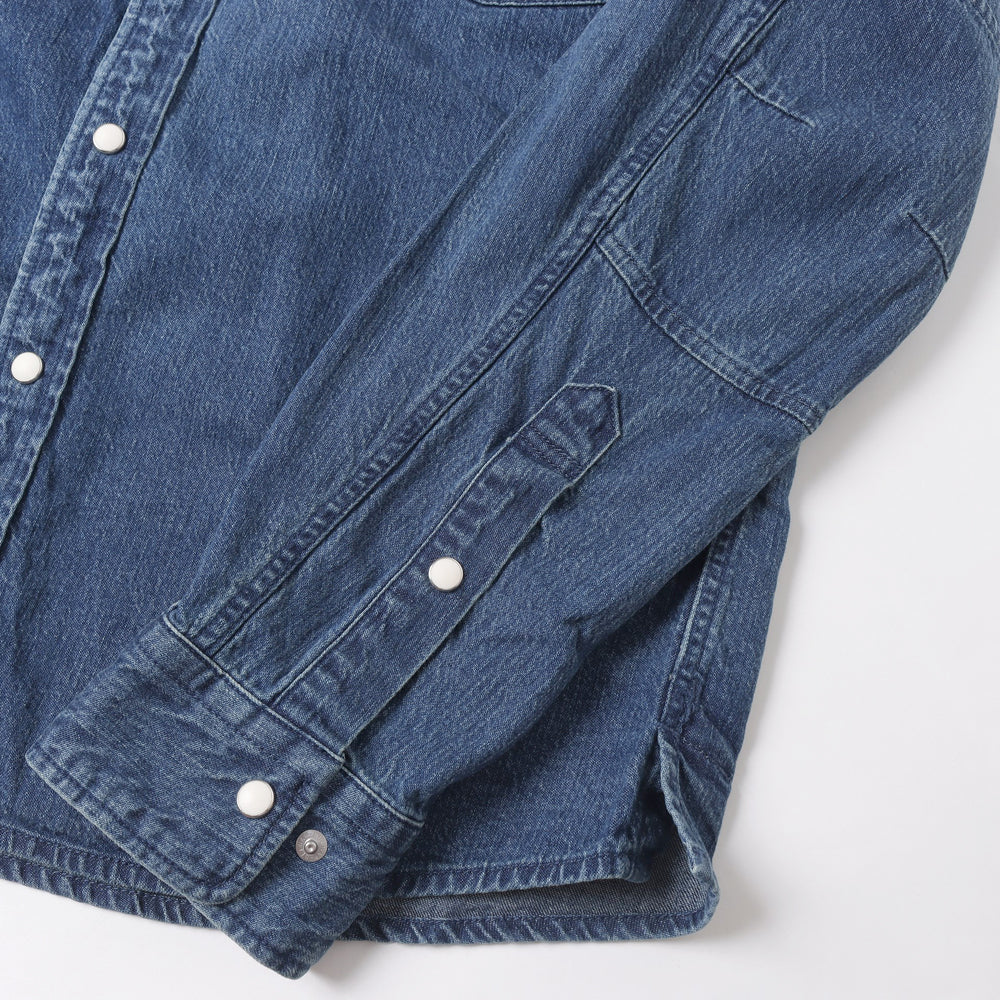 nonnative (ノンネイティブ) DWELLER B.D. SHIRT COTTON 8oz DENIM VW