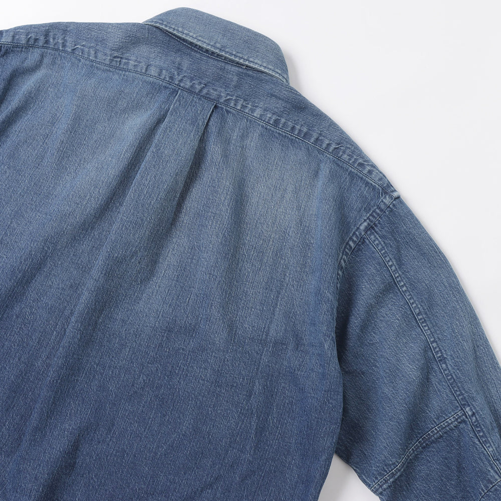 nonnative (ノンネイティブ) DWELLER B.D. SHIRT COTTON 8oz DENIM VW