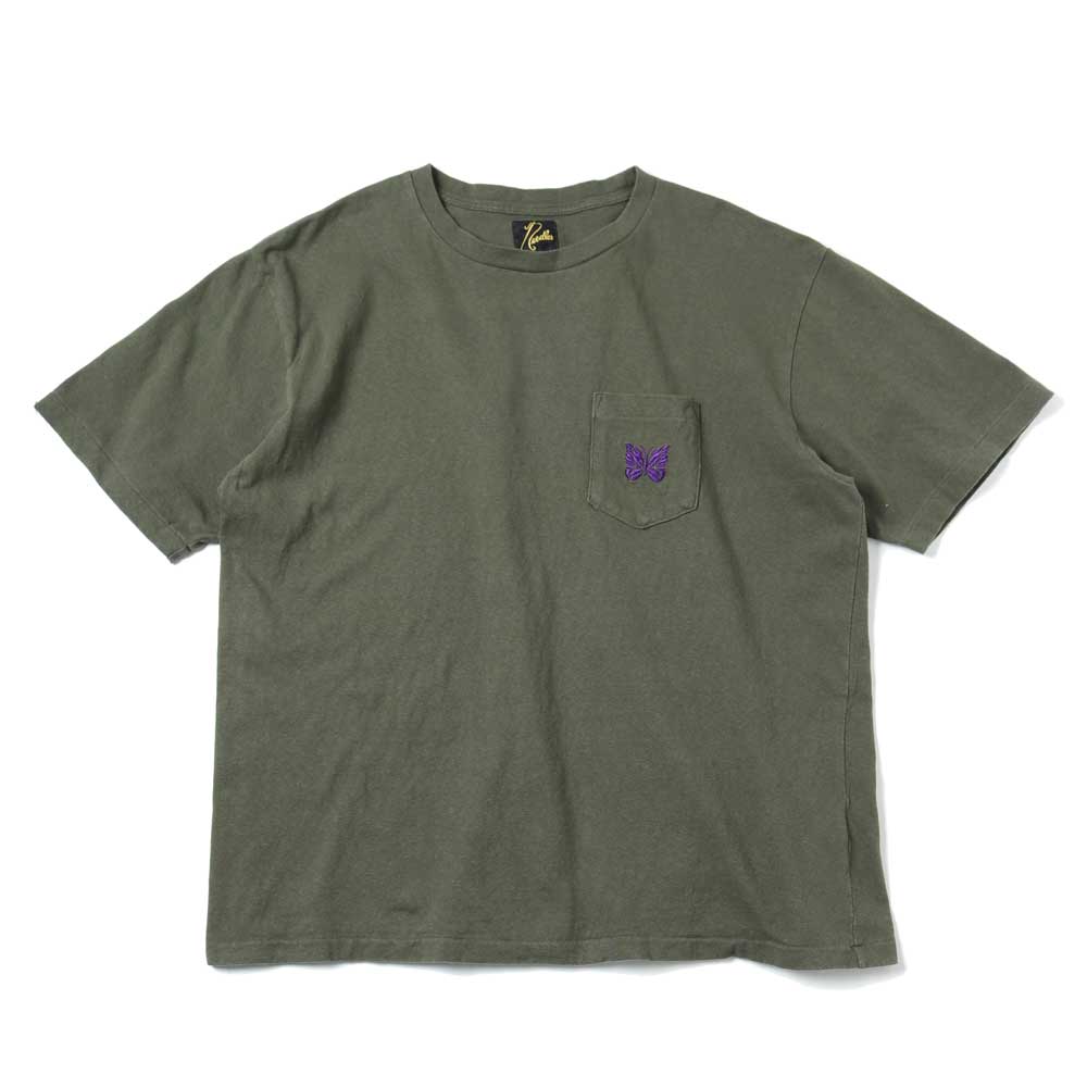 S/S Papillon Emb. Pocket Tee - Cotton Jersey