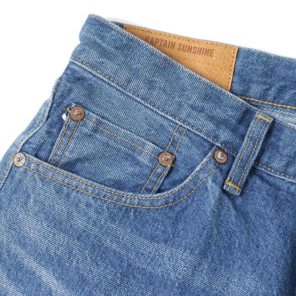 KAPTAIN SUNSHINE (キャプテン サンシャイン) 5P Zipper Front Denim Pants KSBS109DZ  (KSBS109DZ) | KAPTAIN SUNSHINE / パンツ (MEN) | KAPTAIN SUNSHINE正規取扱店DIVERSE