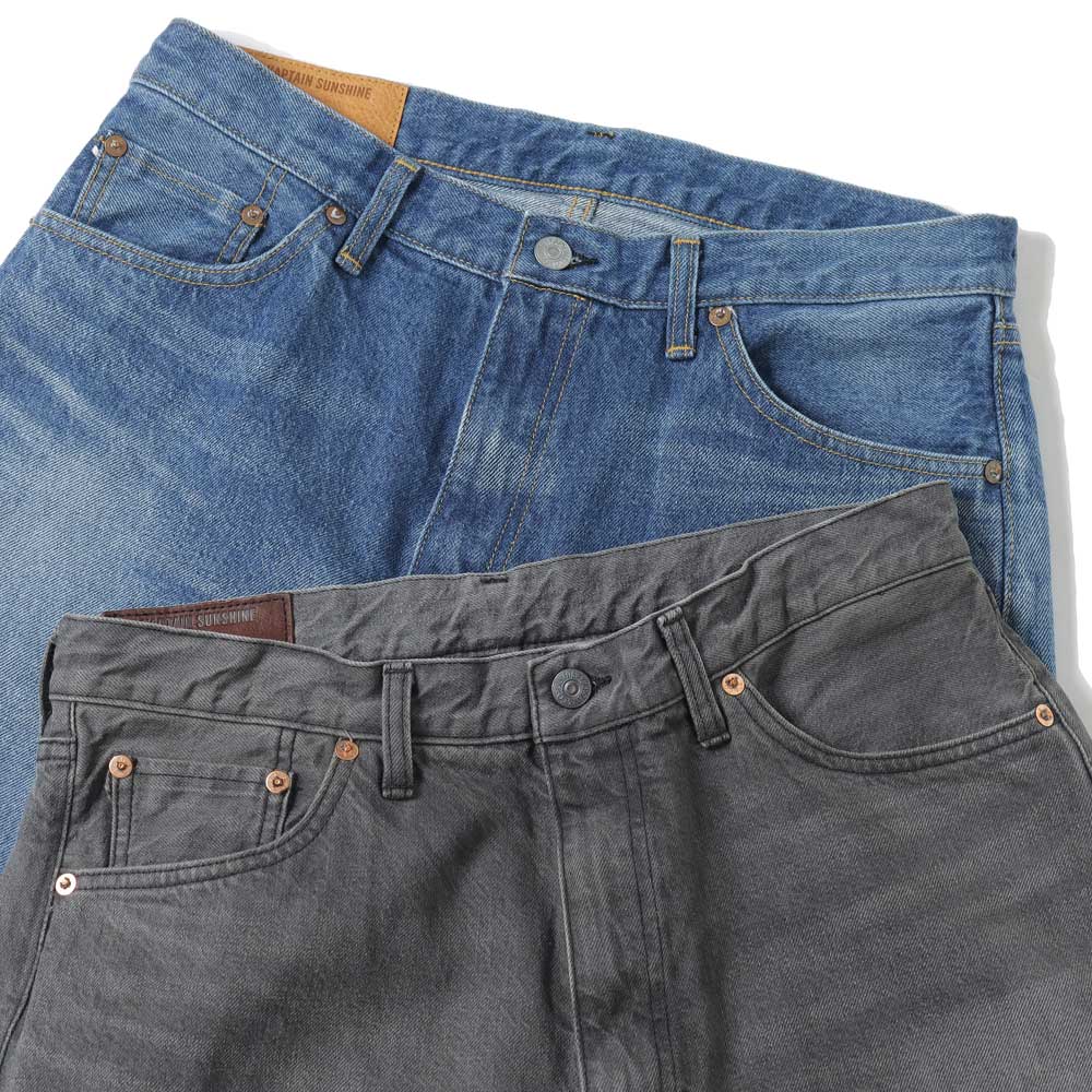 5P Zipper Front Denim Pants(VINTAGE WASH)