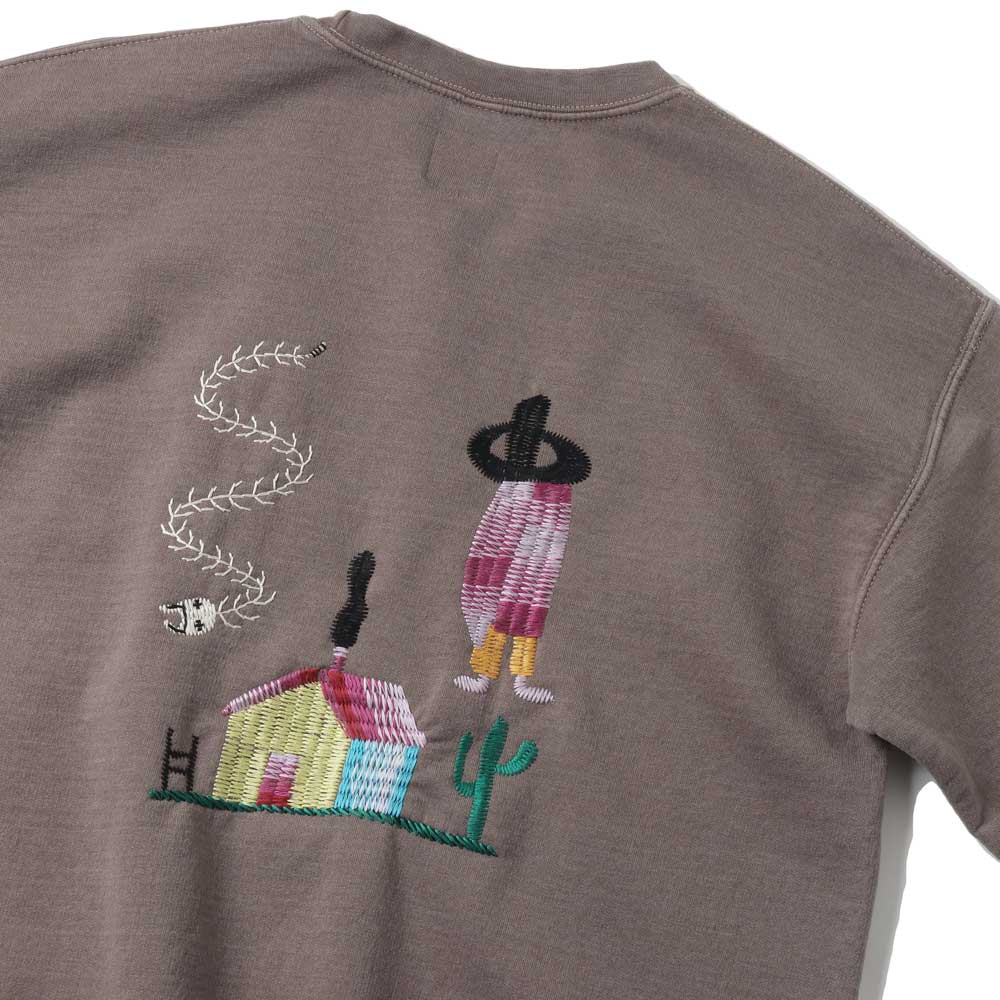 OVER DYE SWEATSHIRT MEXICAN HOUSE