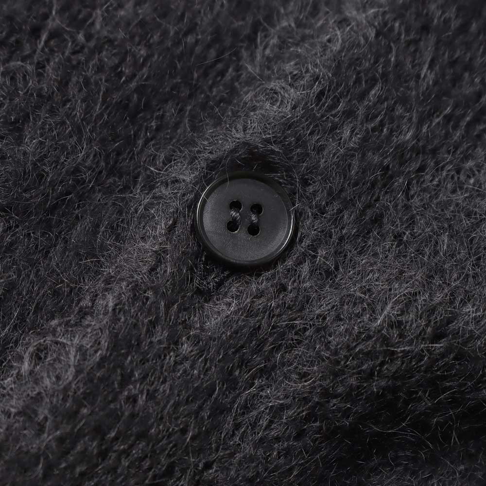 BRUSHED SUPER KID MOHAIR KNIT POLO