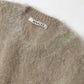 BRUSHED SUPER KID MOHAIR KNIT P/O