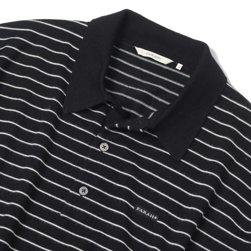 High Gauge Striped Polo Shirt