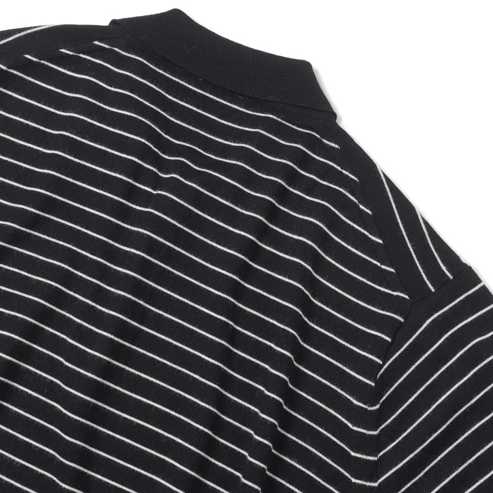 High Gauge Striped Polo Shirt