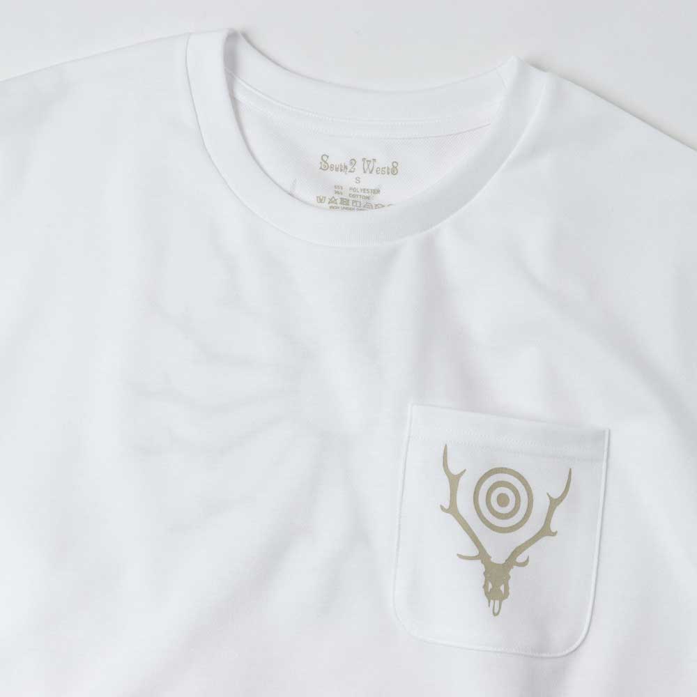 S/S Round Pocket Tee - Circle Horn