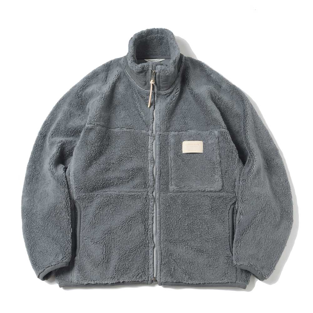 cotton garment dye boa blouson