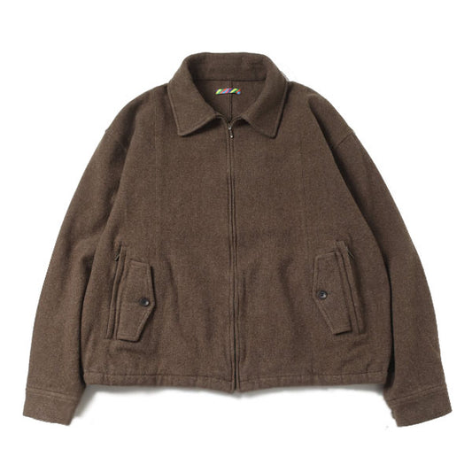 WOOL ZIP BLOUSON