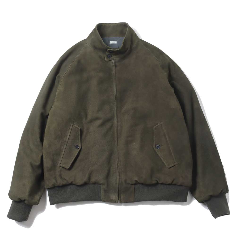 Suede leather Harrington Jacket