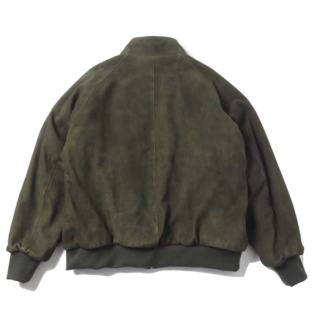 Suede leather Harrington Jacket