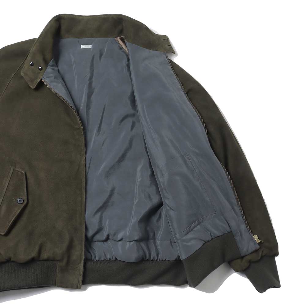 Suede leather Harrington Jacket