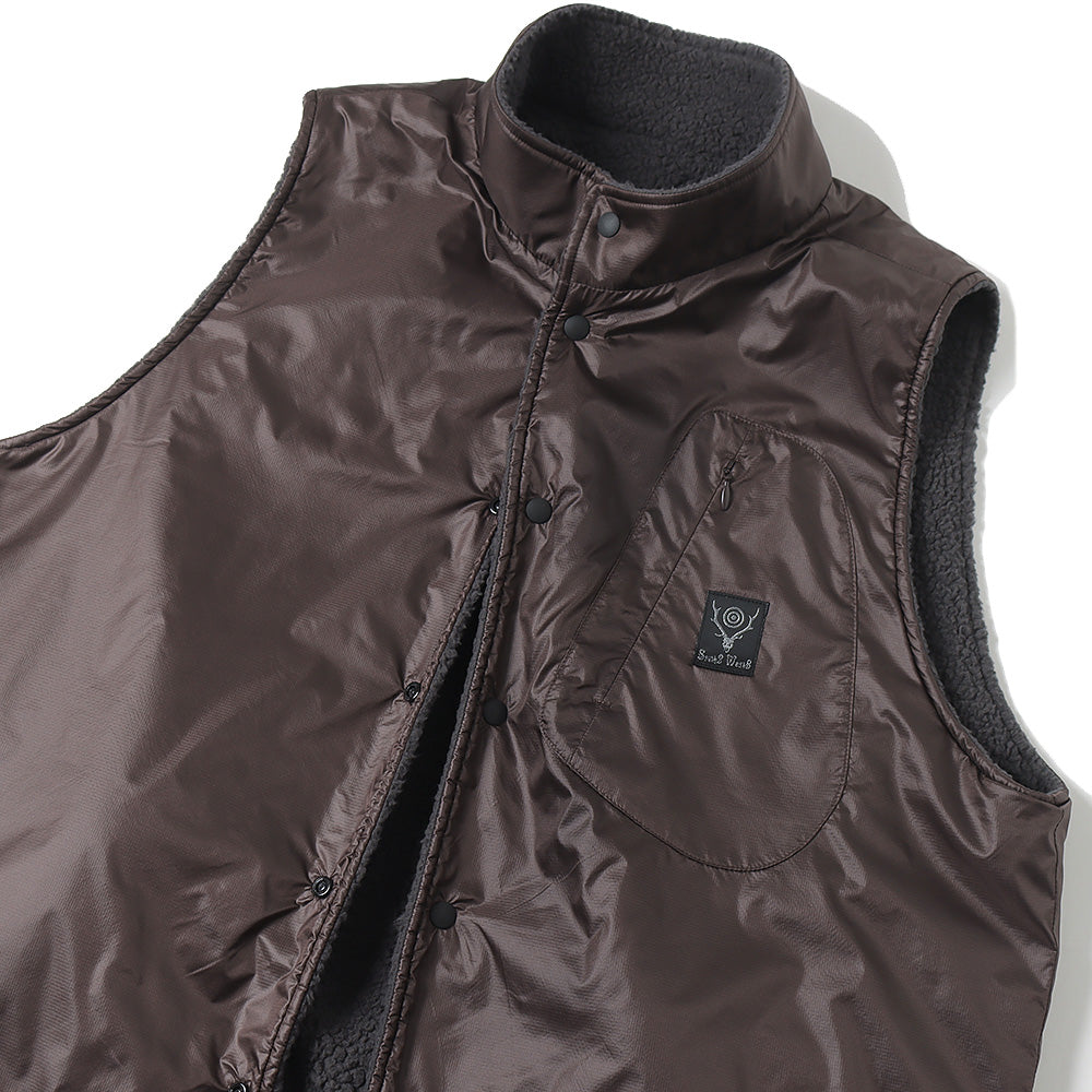 Reversible Vest - Poly Fleece / Nylon Ripstop