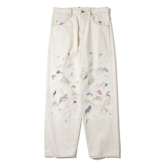 KAMATA DENIM TROUSER TYPE01 - Paint Vintage - - 12.5oz One Wash -