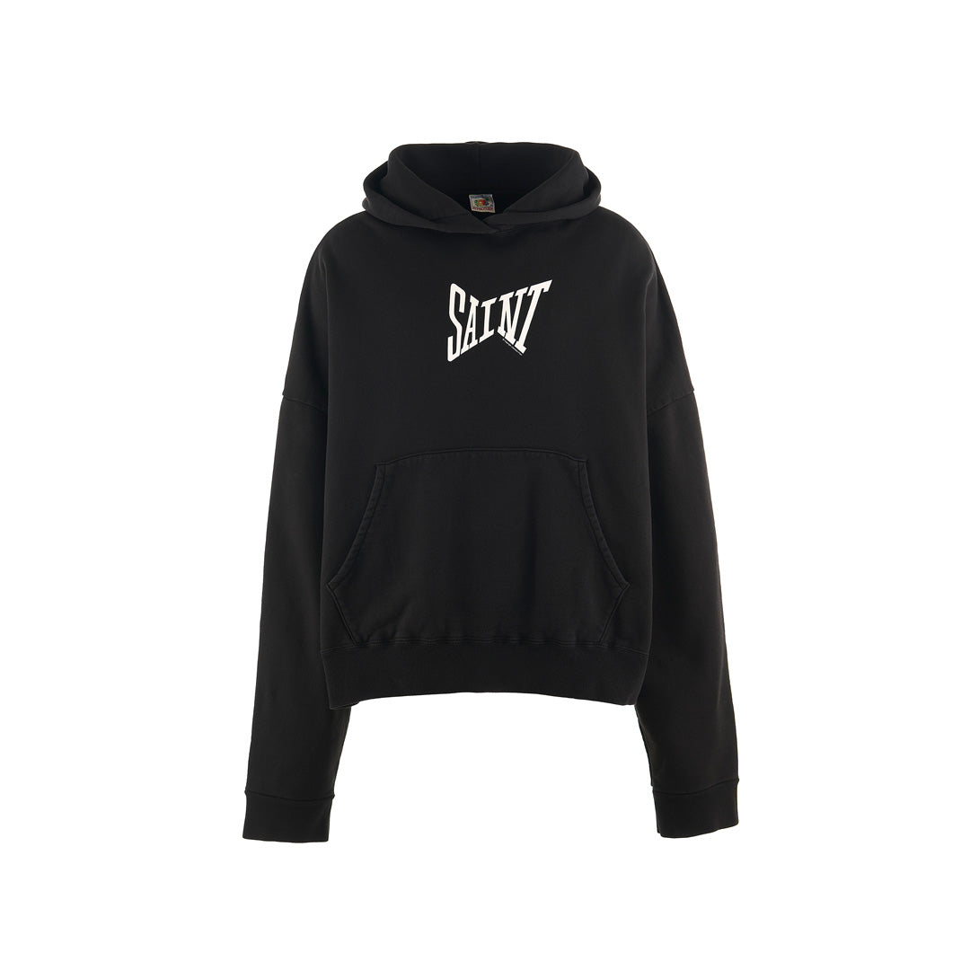 HOODIE RIBON SAINT BLACK