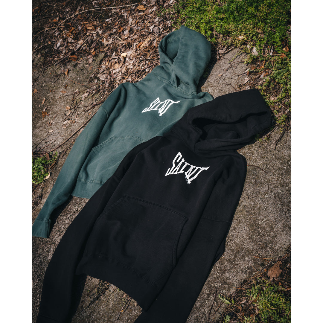 HOODIE RIBON SAINT BLACK