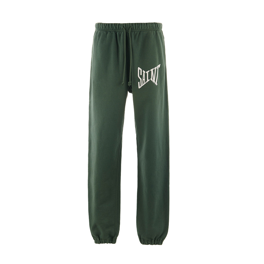 SWEAT PANTS RIBON SAINT GREEN