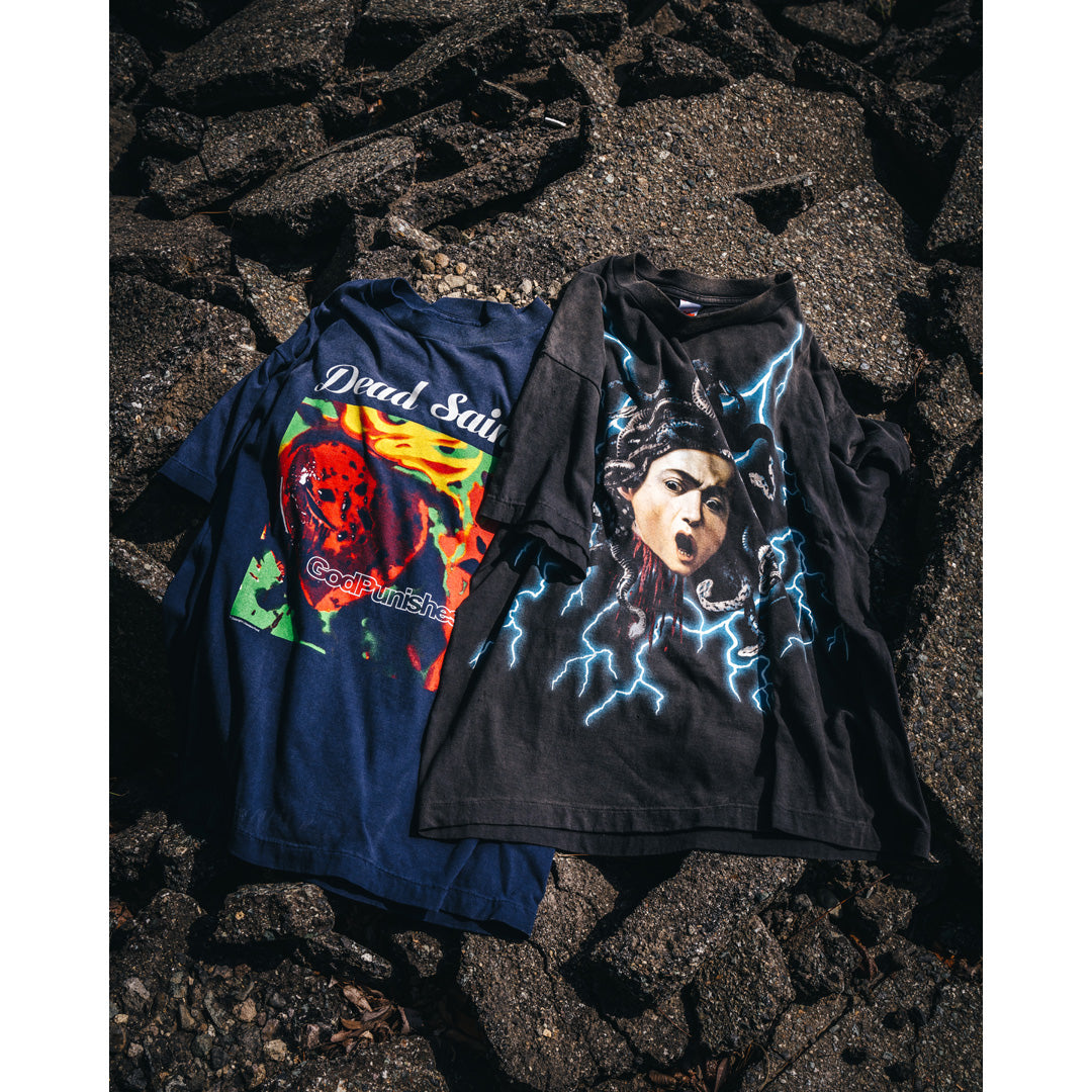 Saint Mxxxxxx (セントマイケル) SS TEE DEAD SAINT SM-YS1-0000-010 (SM-YS1-0000-010)  | SAINT Mxxxxxx / カットソー (MEN) | SAINT Mxxxxxx正規取扱店DIVERSE