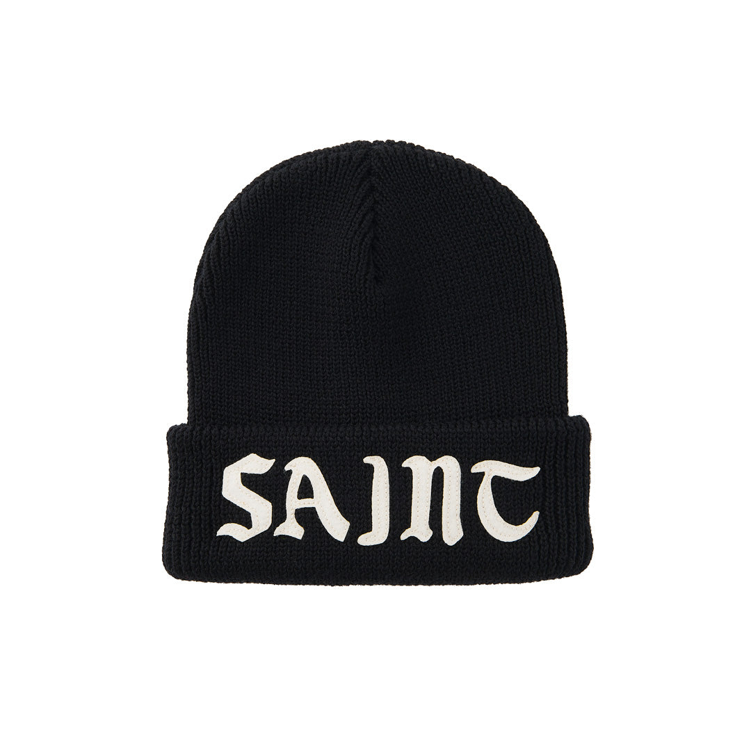 KNIT CAP SAINT BLACK