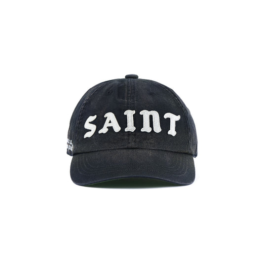 6 PANEL CAP SAINT BLACK