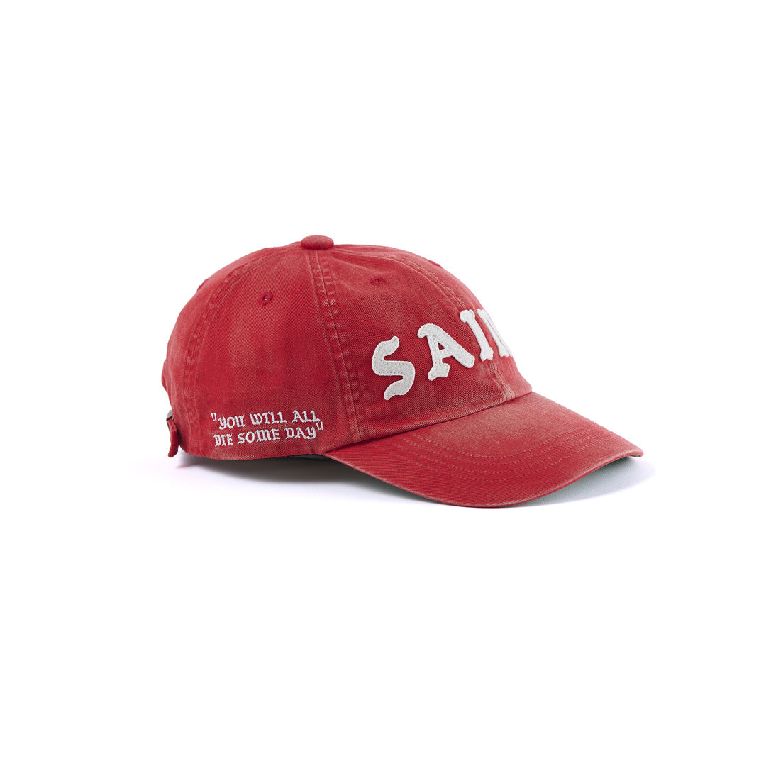 6 PANEL CAP SAINT RED