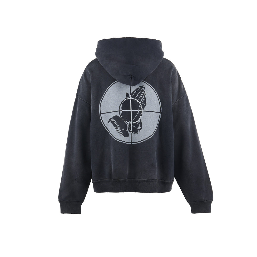 SAINT Mxxxxxx × FEAR OF GOD HOODIE SNT OF GOD