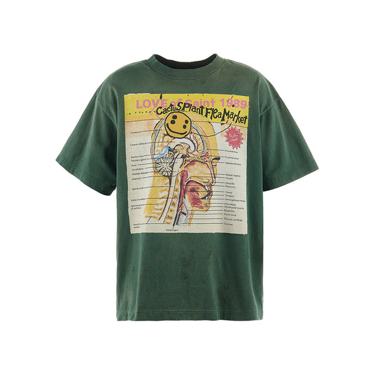 SAINT Mxxxxxx X cactus plant flea market SS TEE LOVE OF SNT