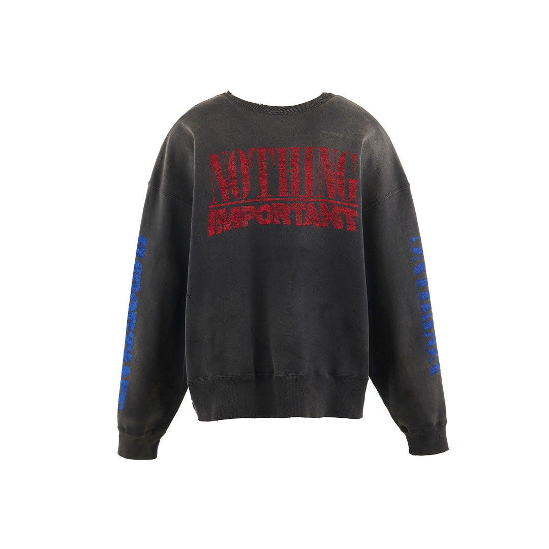 SAINT Mxxxxxx X Kosuke Kawamura CREW SWEAT NOTHING IMP