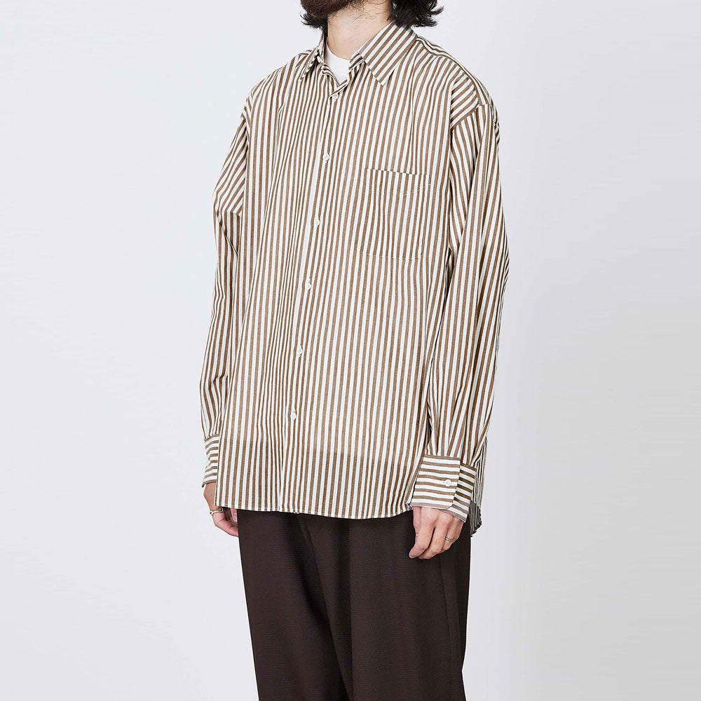 MARKAWARE(マーカウェア) - COMFORT FIT SHIRT ORGANIC COTTON STRIPE