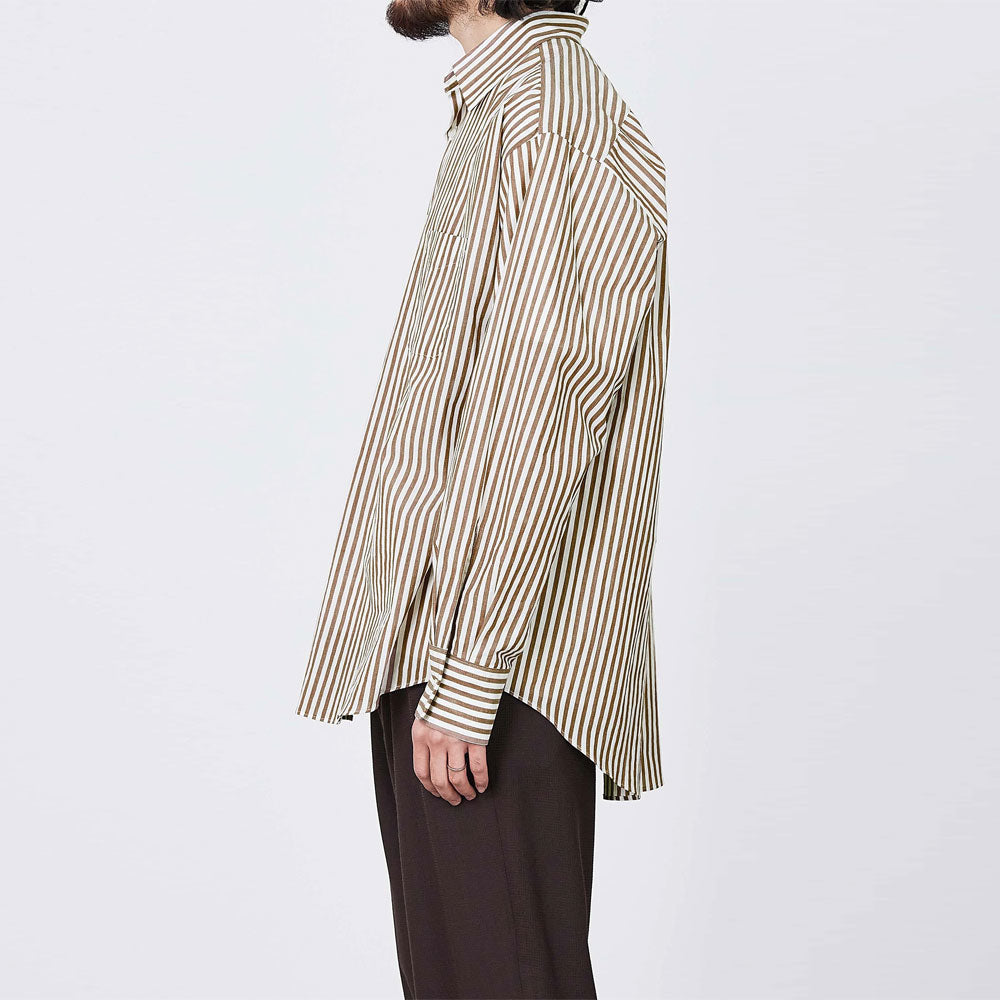 MARKAWARE(マーカウェア) - COMFORT FIT SHIRT ORGANIC COTTON STRIPE