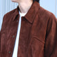 SUEDE PIPING LEATHER BLOUSON