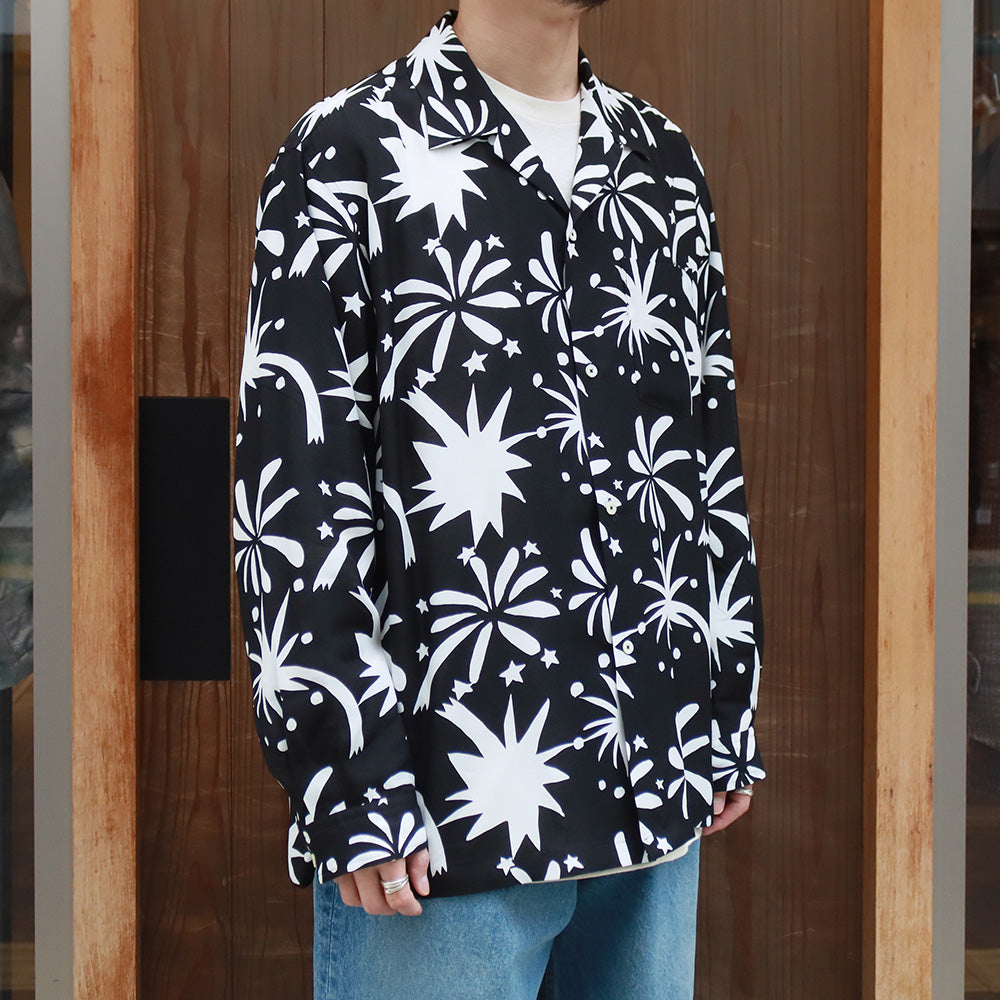 Shawn Fireworks Long Sleeve Rayon Shirt