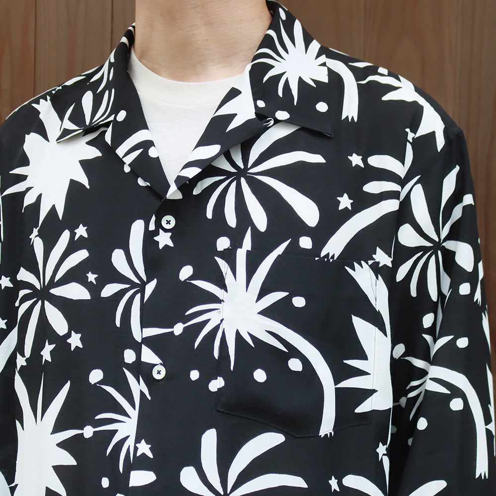 Shawn Fireworks Long Sleeve Rayon Shirt