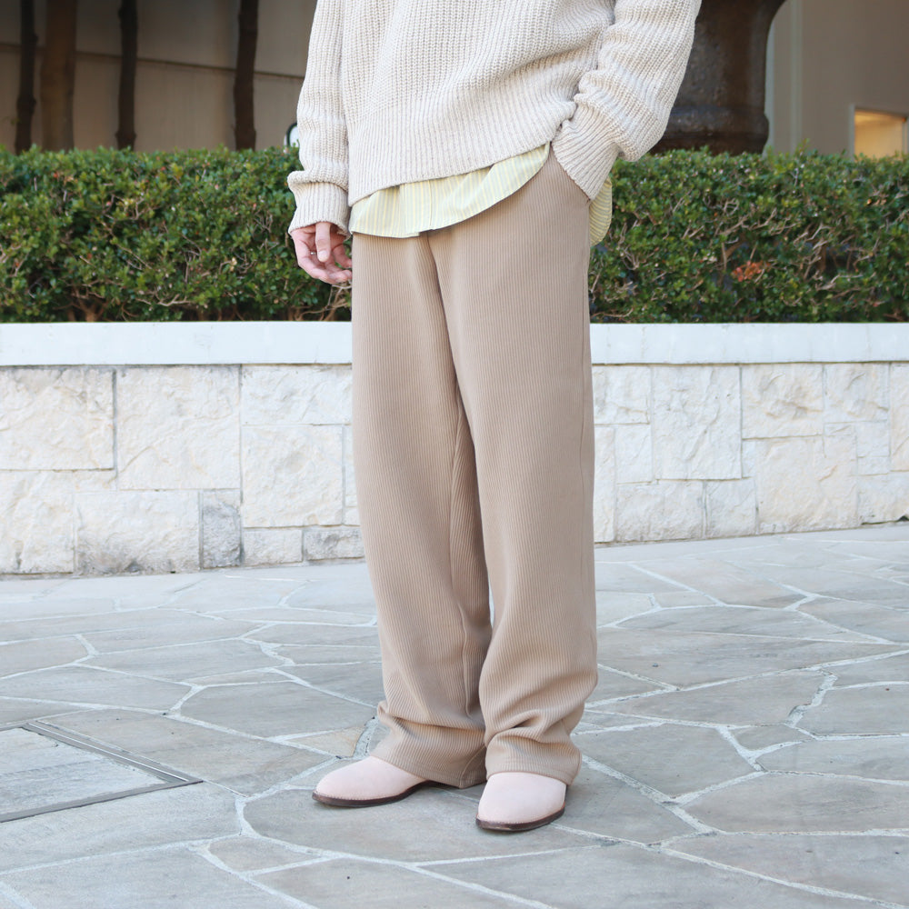 MATSUFUJI(マツフジ)Ripple Stripe Wide Trousers (M241-0706) | MATSUFUJI / パンツ  (MEN) | MATSUFUJI正規取扱店DIVERSE