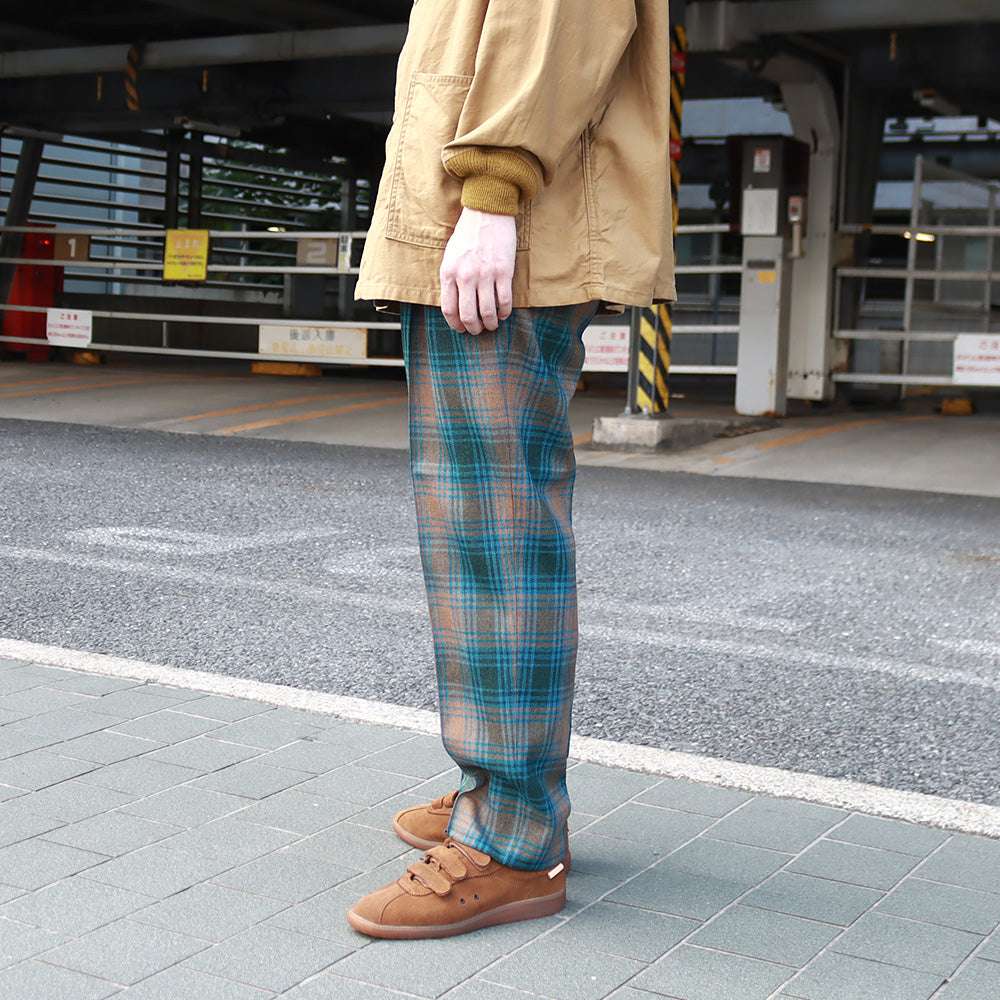 NEEDLES(ニードルズ)W.U. Tucked Side Tab Trouser - Poly Plaid Twill (PU260) |  NEEDLES / パンツ (MEN) | NEEDLES正規取扱店DIVERSE