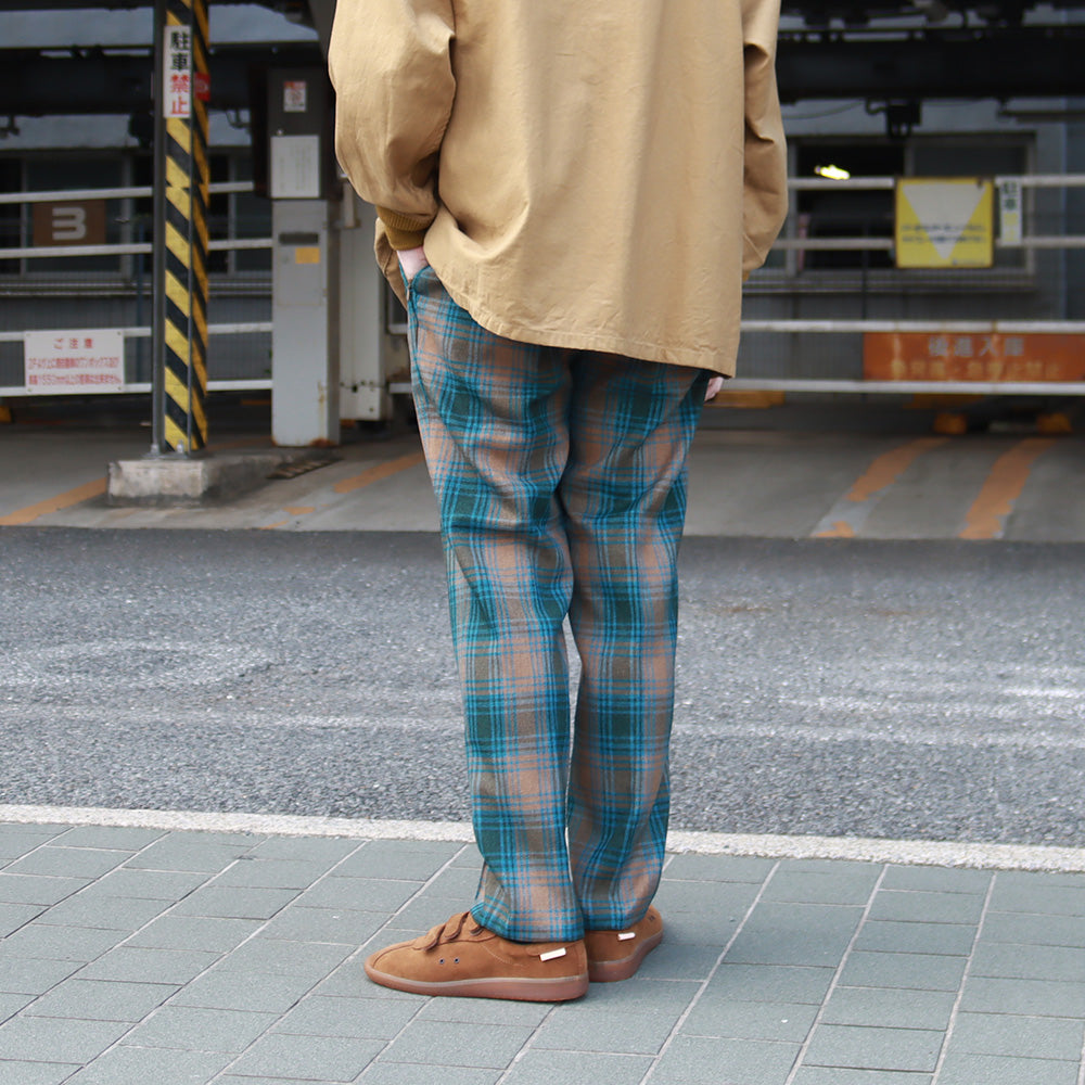 NEEDLES(ニードルズ)W.U. Tucked Side Tab Trouser - Poly Plaid Twill (PU260) |  NEEDLES / パンツ (MEN) | NEEDLES正規取扱店DIVERSE