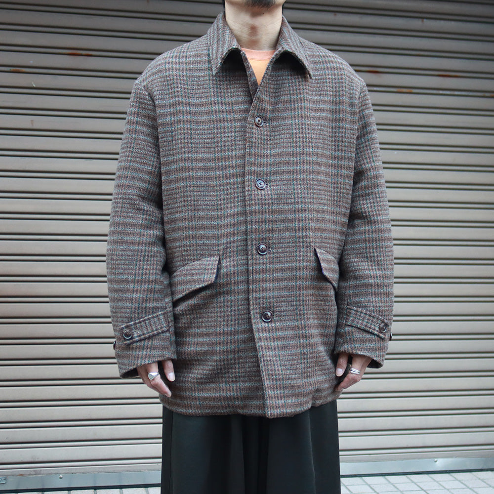 Car Coat - Wool Glen Plaid