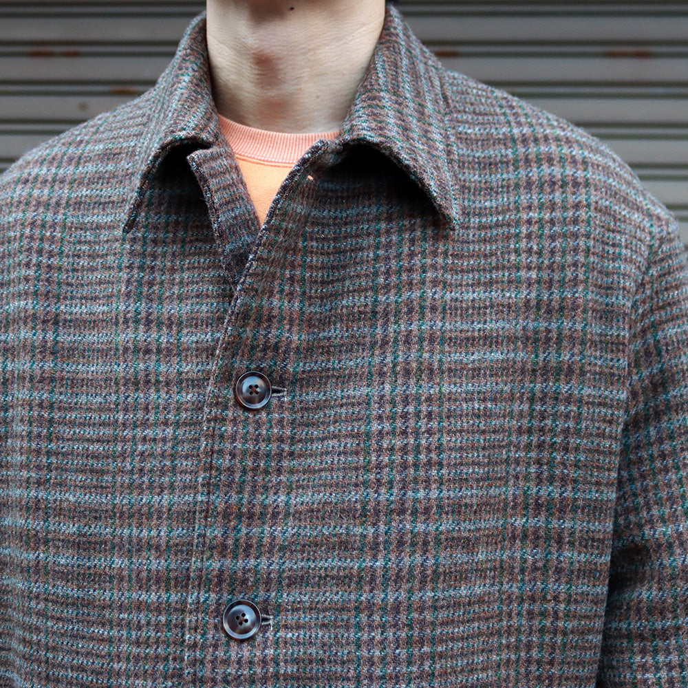 Car Coat - Wool Glen Plaid