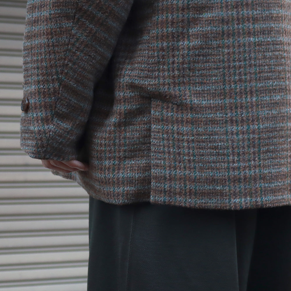 Car Coat - Wool Glen Plaid